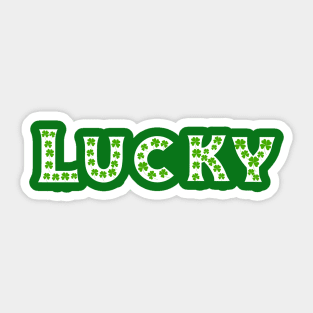 St. Patrick's day lucky Sticker